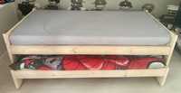 Sprzedam łóżko drewniane dziecięce podwójne 1900x900