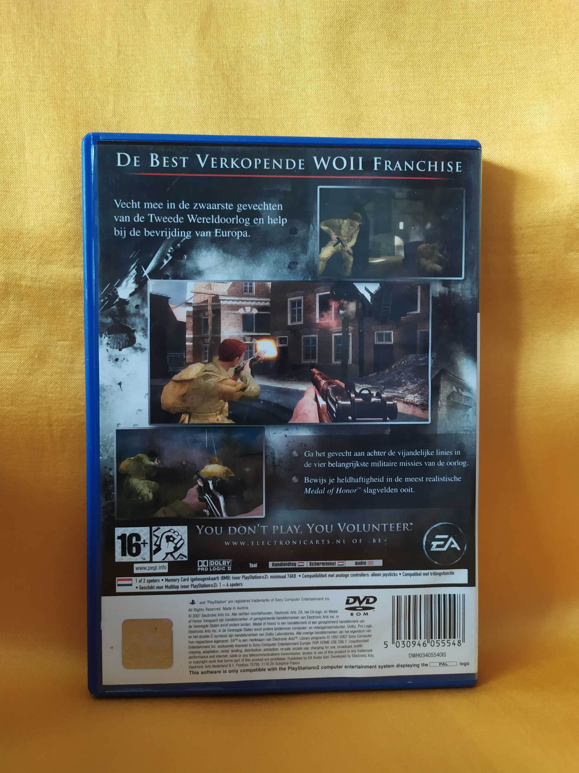 Gra Medal of Honor Vanguard MoH V PS2 PlayStation 2