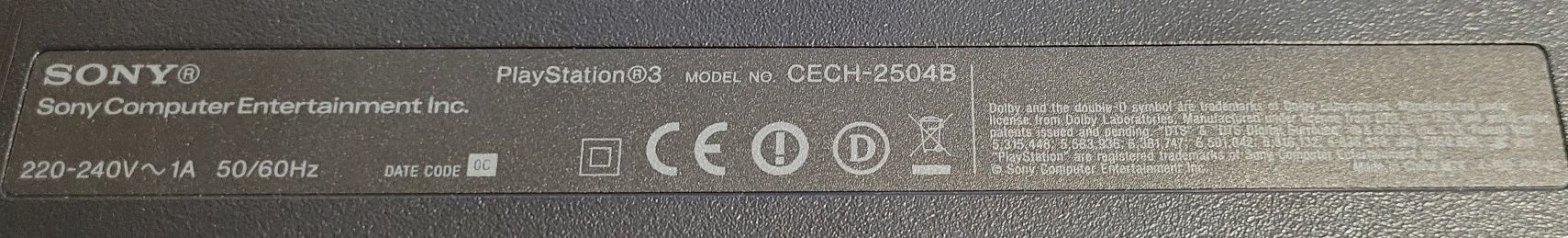 PlayStation 3 model CECH-2504B