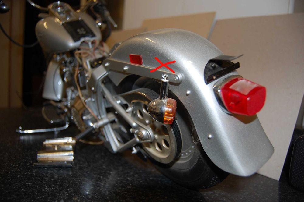 Harley Davidson Fat Boy, escala 1/4, Altaya