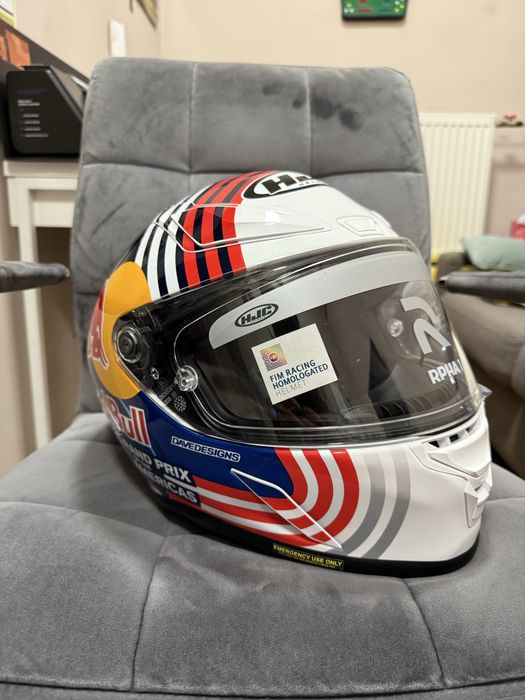 Kask Motocyklowy HJC RPHA 1 Red Bull Austin GP Rozmiar M - NOWY!