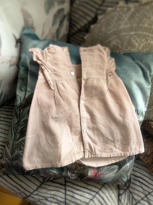 Tunika/sukienka Zara + kwiatowe delikatne body