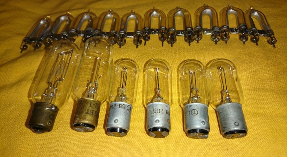 Лампочки накаливания. Радиолампы СССР.