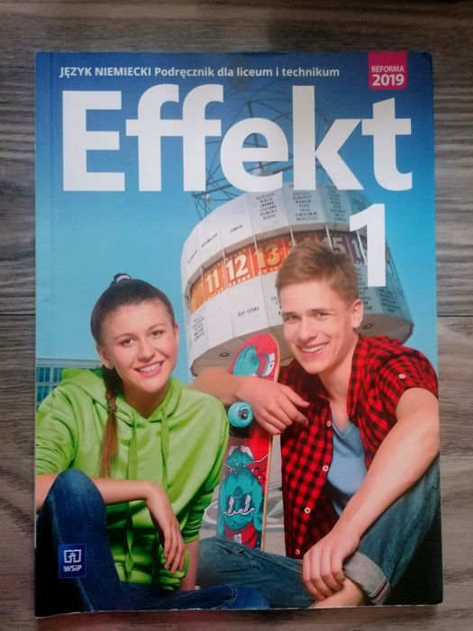 Język niemiecki EFFEKT 1 liceum i technikum jak Nowa!!!