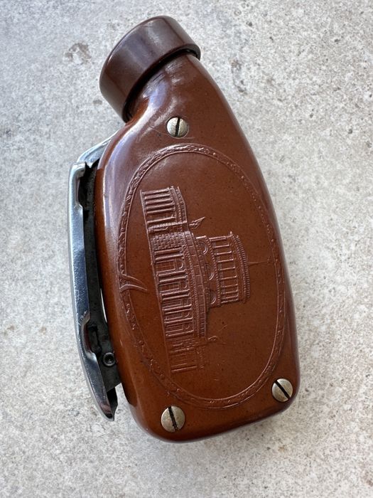 Radziecka bakelitowa latarka sprawna bakielit ruska lampka cccp zssr