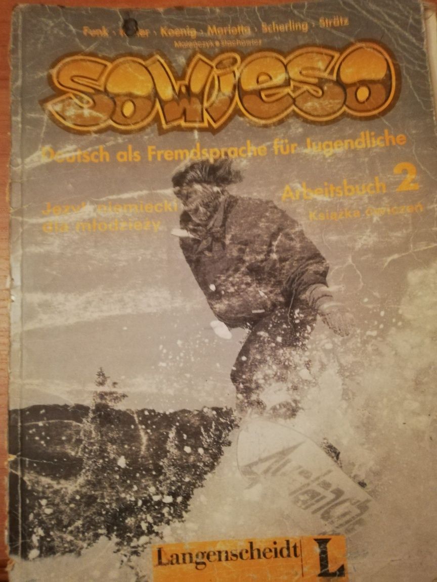 Książka Sowieso ćwiczenia z języka niemieckiego dla młodzieży