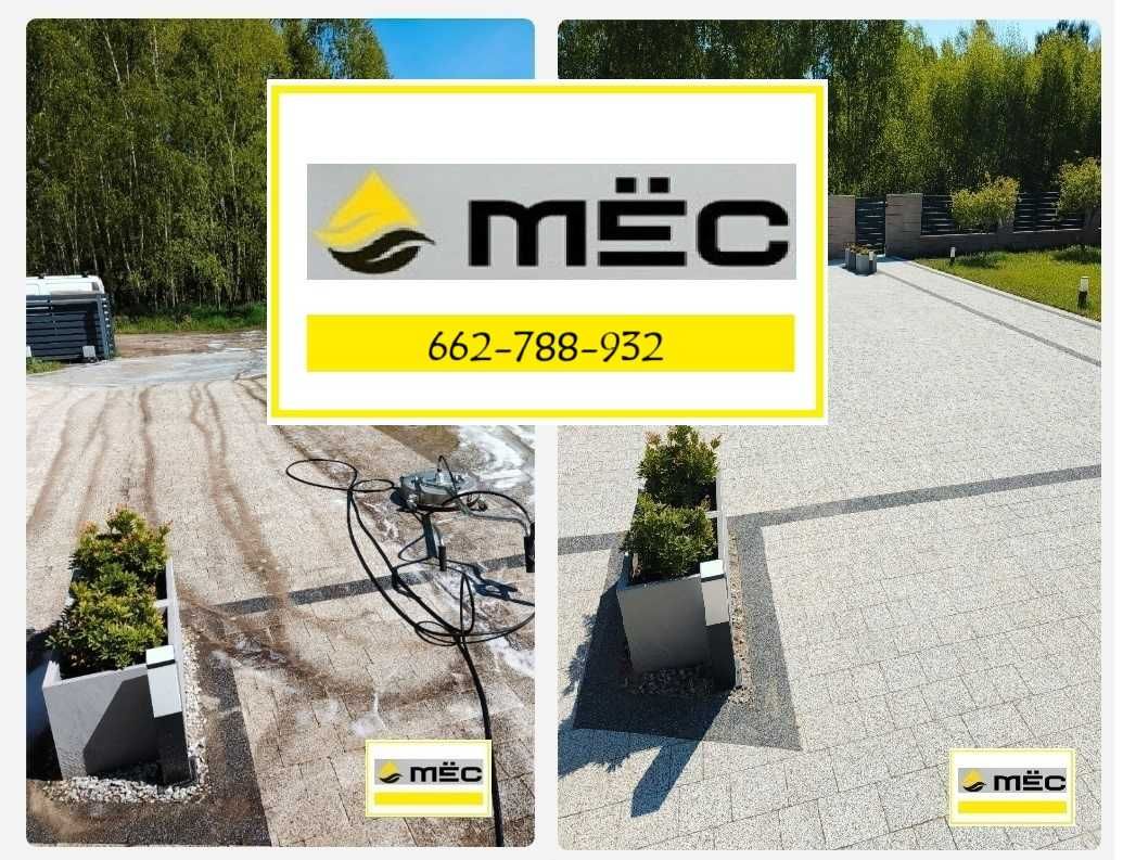 PROMOCJA -10% Mycie i Czyszczenie Kostki Brukowej/Elewacji/Ogrodzeń
