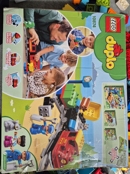 Lego duplo ciuchcią retro pociąg