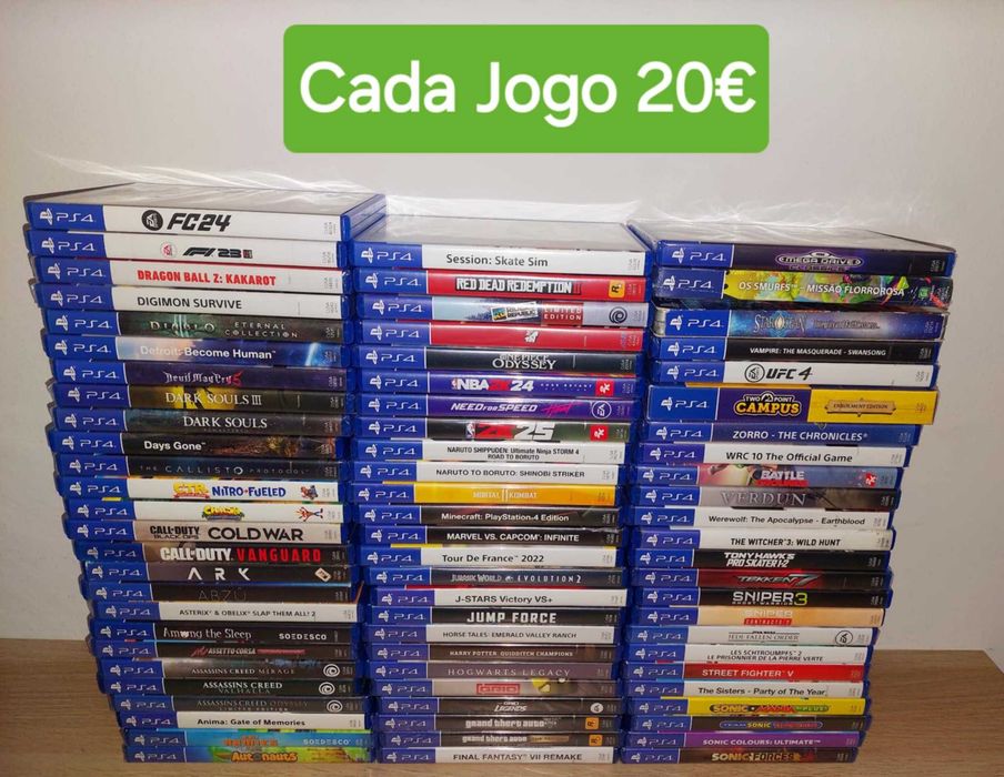 Jogos Ps4 Originais Novos & Usados (Cada 20€)