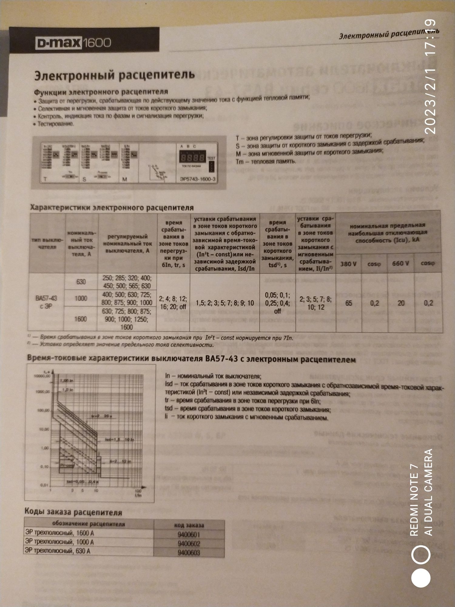 Ремонтный комплект D-max 1600 серии  ВА 57-43.