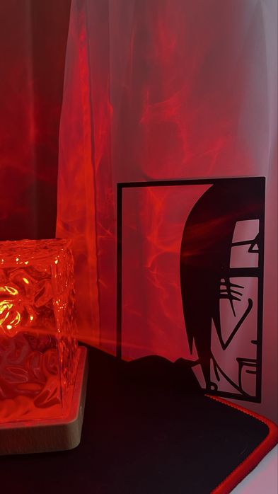 Картина 3Д пластикова, по аніме Наруто. Персонаж:  Itachi Uchiha