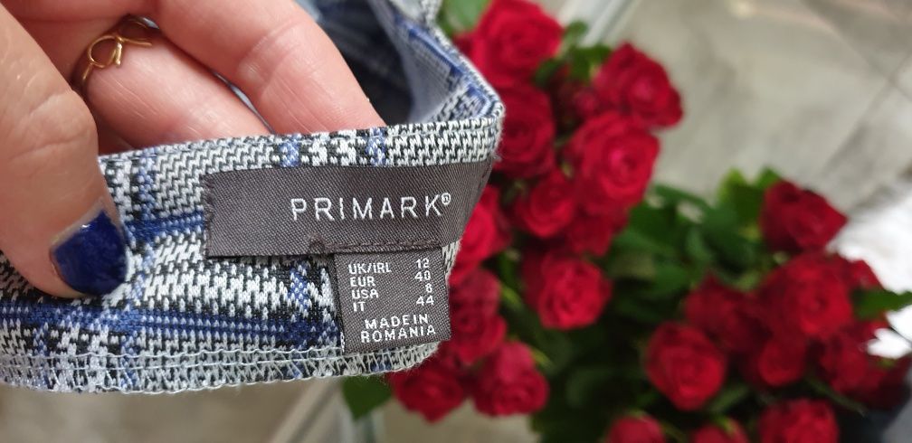 Sukienka w kratkę rozmiar L 40 Primark