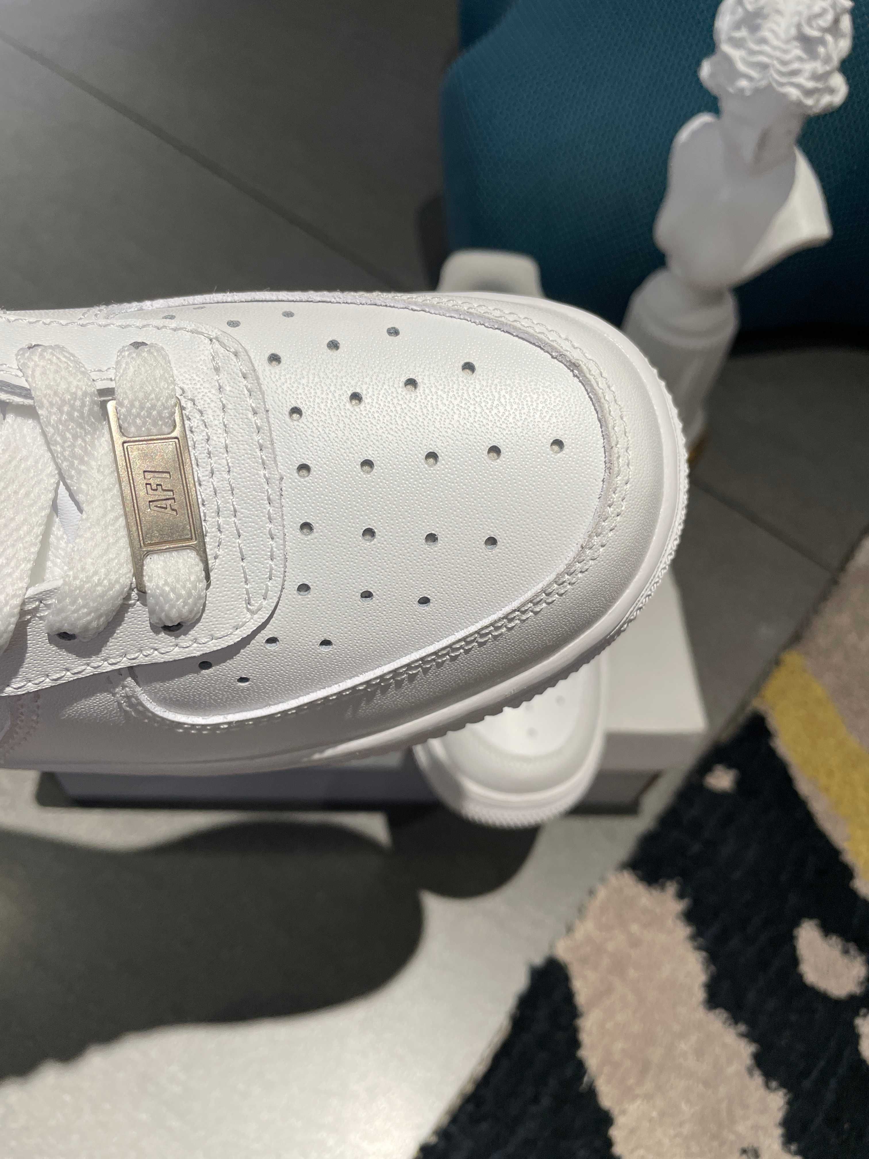 nowy Nike AirForce1Low White Trampki Moda R.38