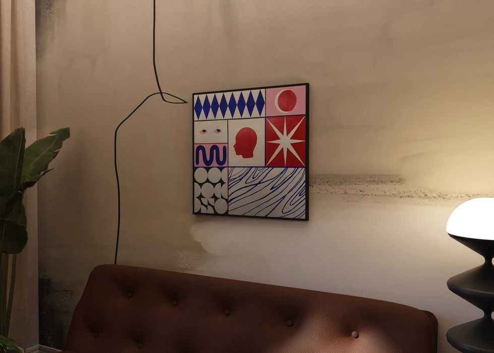 Obraz akrylowy 'Brzmisz chaotycznie' / Malarstwo