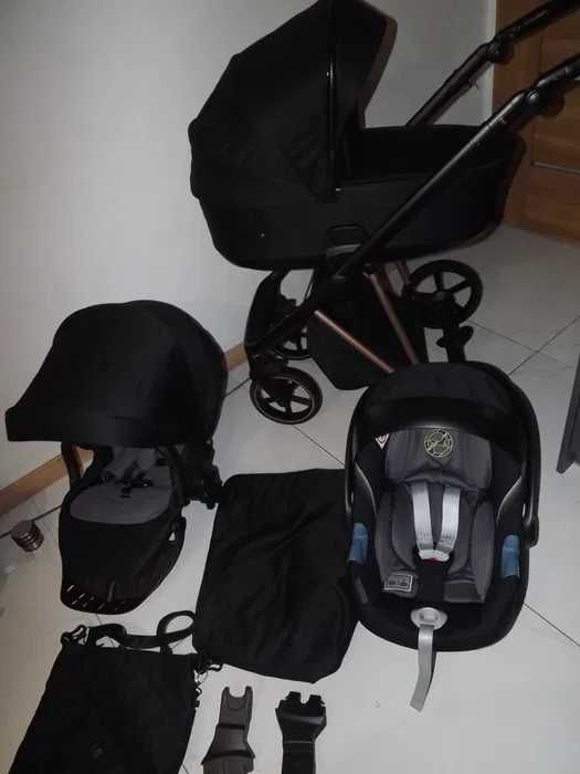 Roan ivi 2.0 Raven czarny fotelik cybex Torba ,adaptery Wysyłam