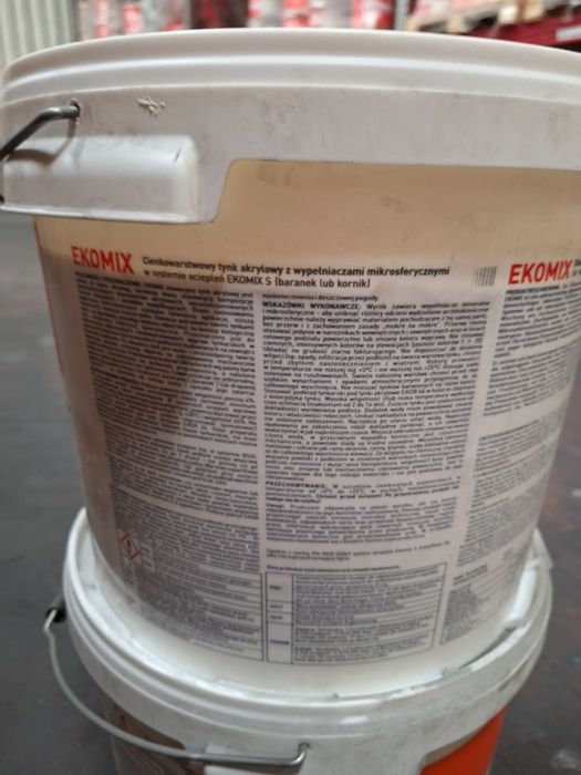 Tynk elewacyjny  2mm baranek 1 tona  biały + kolory