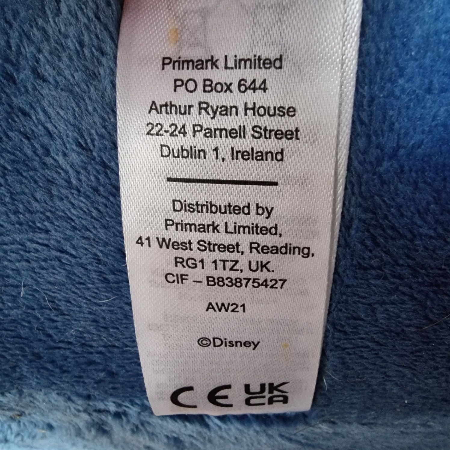 Stich duży pluszak, miś, sticz, Disney, primark, zabawka dla dzieci