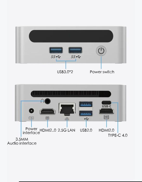 Mini PC Rizen 9 como novo