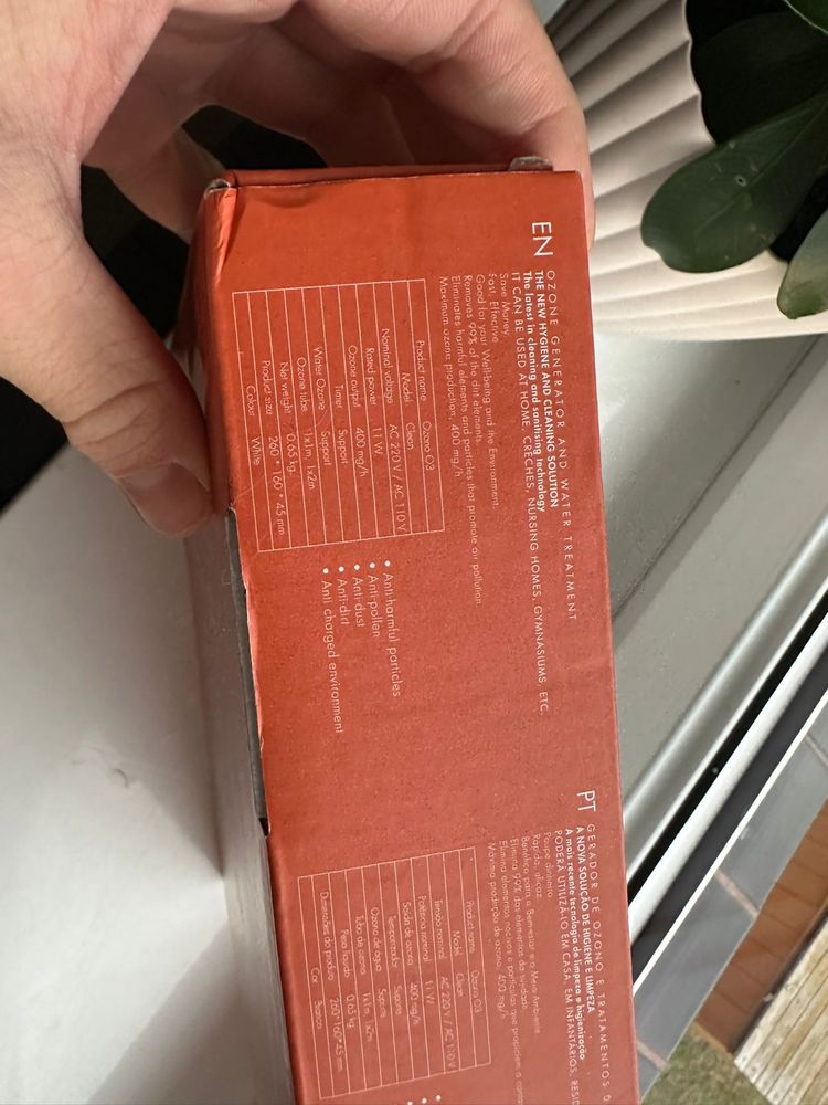 Ozonator Lagom feel Ozon O3 Clean biały TOMI-Tech