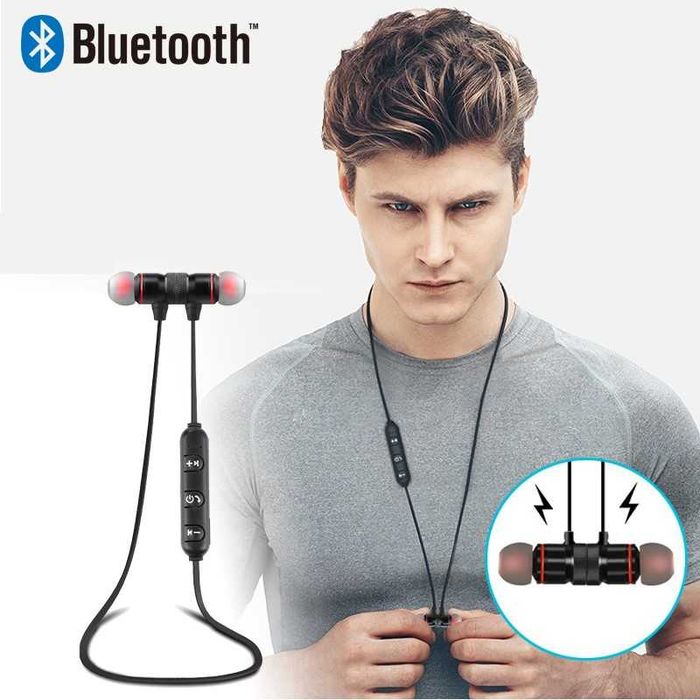Słuchawki sportowe BLUETOOTH DOUSZNE