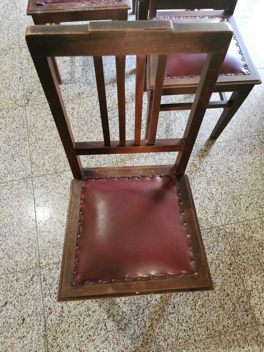 Mesa e cadeiras vintage