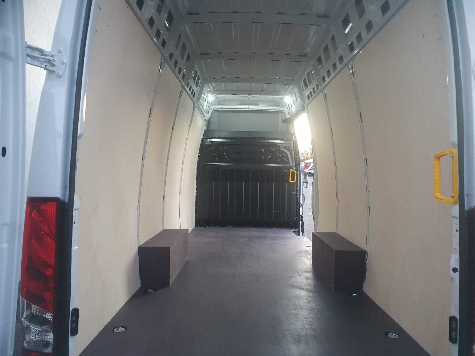 Zabudowa busa, paki Iveco Daily  16m3, 18m3 podłoga, boki, nadkola