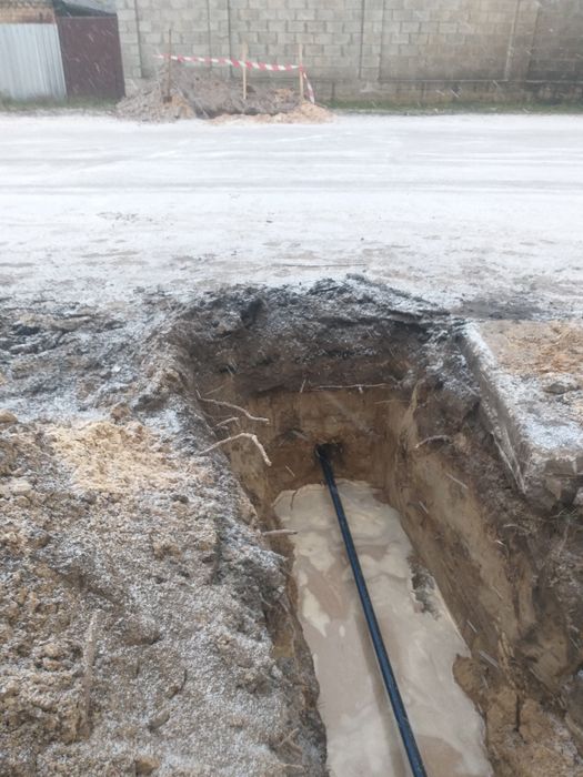 Прокол под дорогой, горизонтальное бурение, канализация, траншеи