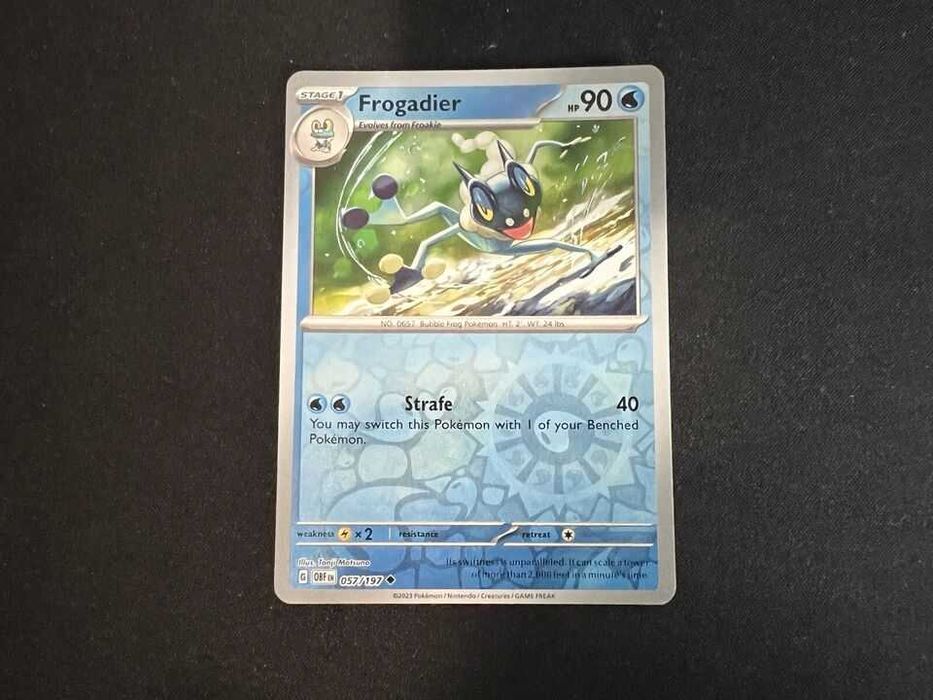 Pokemon Frogadier :carta incomum 057/197  Obsidian Flames