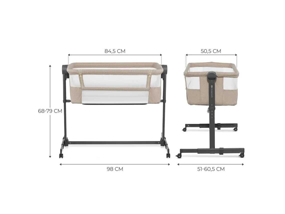 Berço Co-Slepping KINDERKRAFT Neste Up 2 Bege