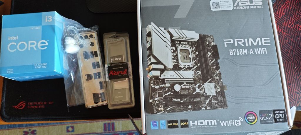 Bundle - Processador + Motherboard + RAM
