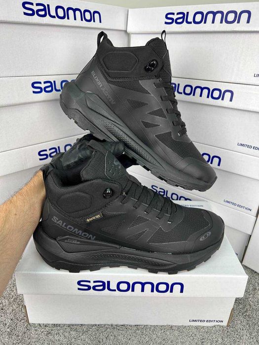 Salomon Elixir Activ на хутрі (41-46) кросівки чоловічі зимові