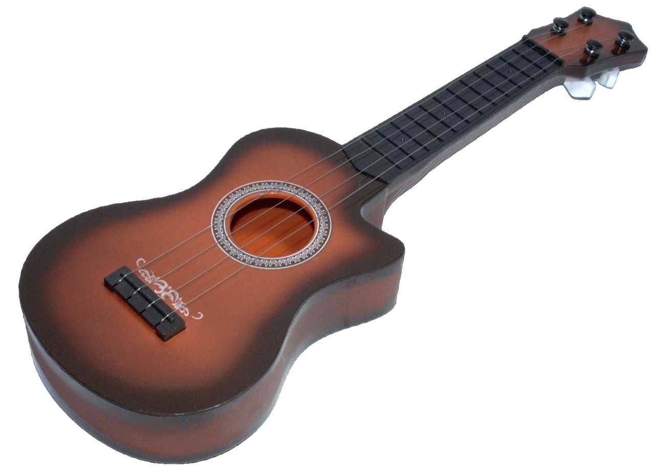 GITARA Duża 55 CM Struny Instrument Gra Gitary Muzyka Granie