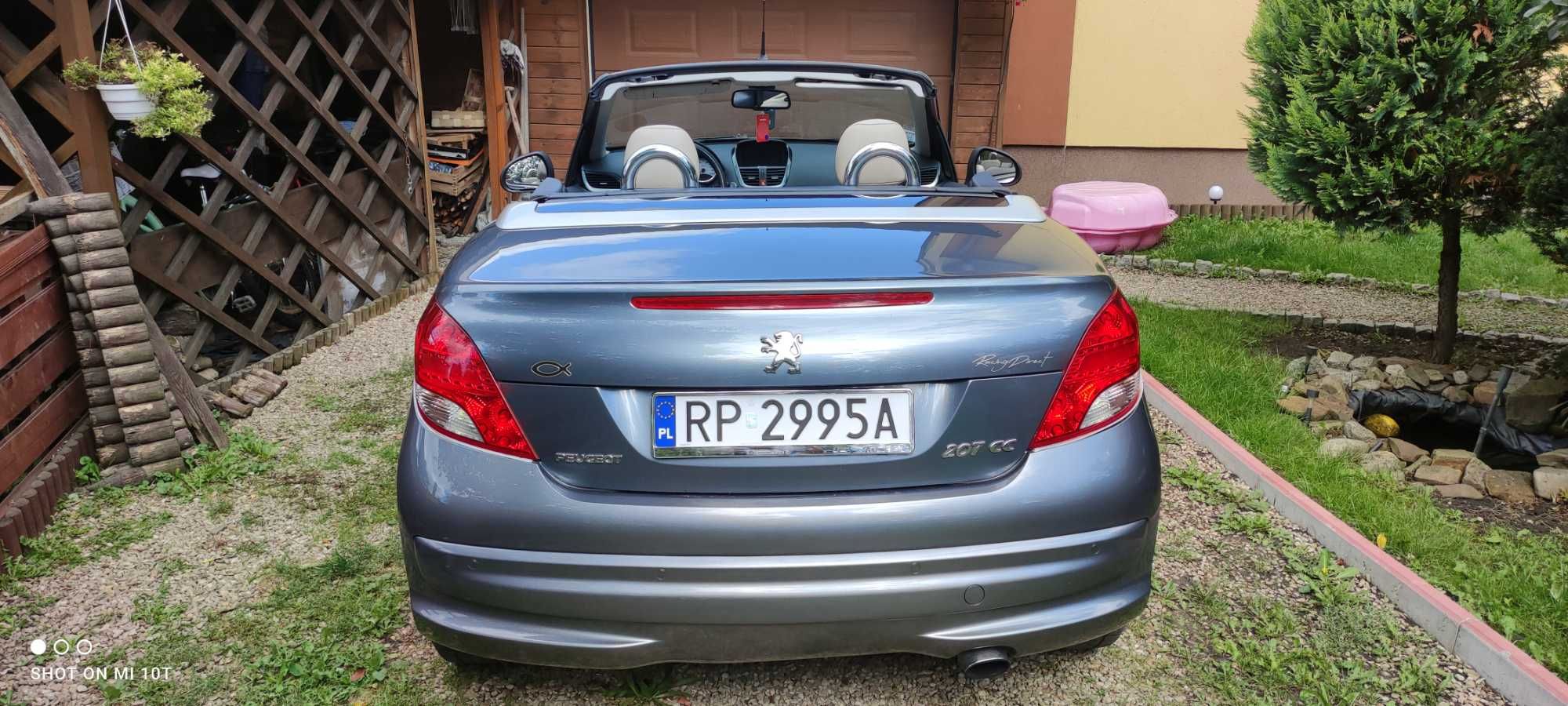 Peugeot 207CC po Lifcie w cabrio,-opłaty do 2026r.
