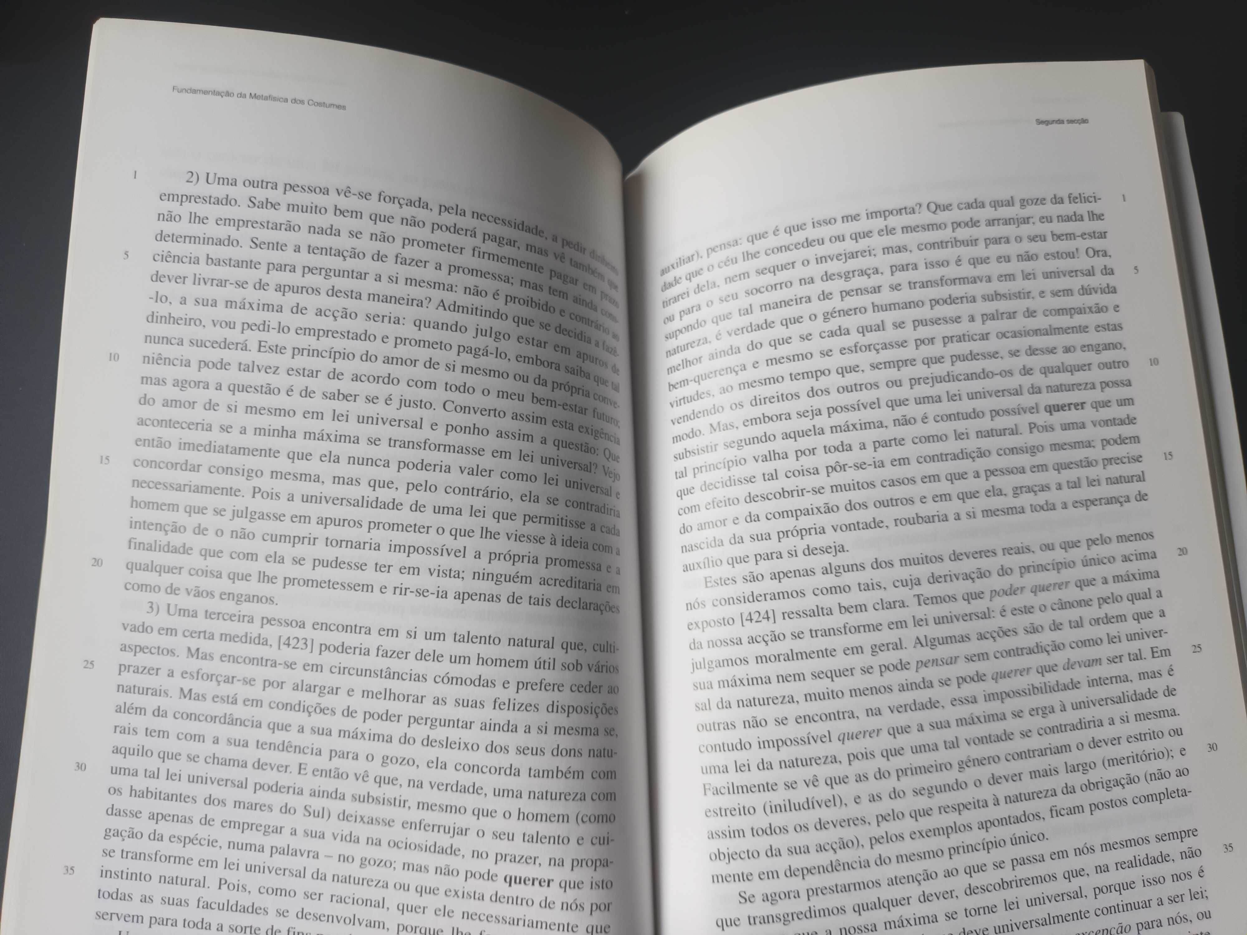 "Fundamentação da Metafísica dos Costumes" por Immanuel Kant