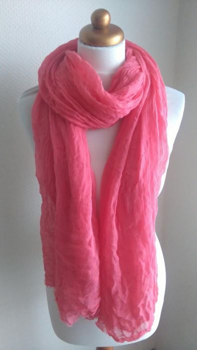 Pimkie Apaszka Szal Chusta różowa jasno różowa