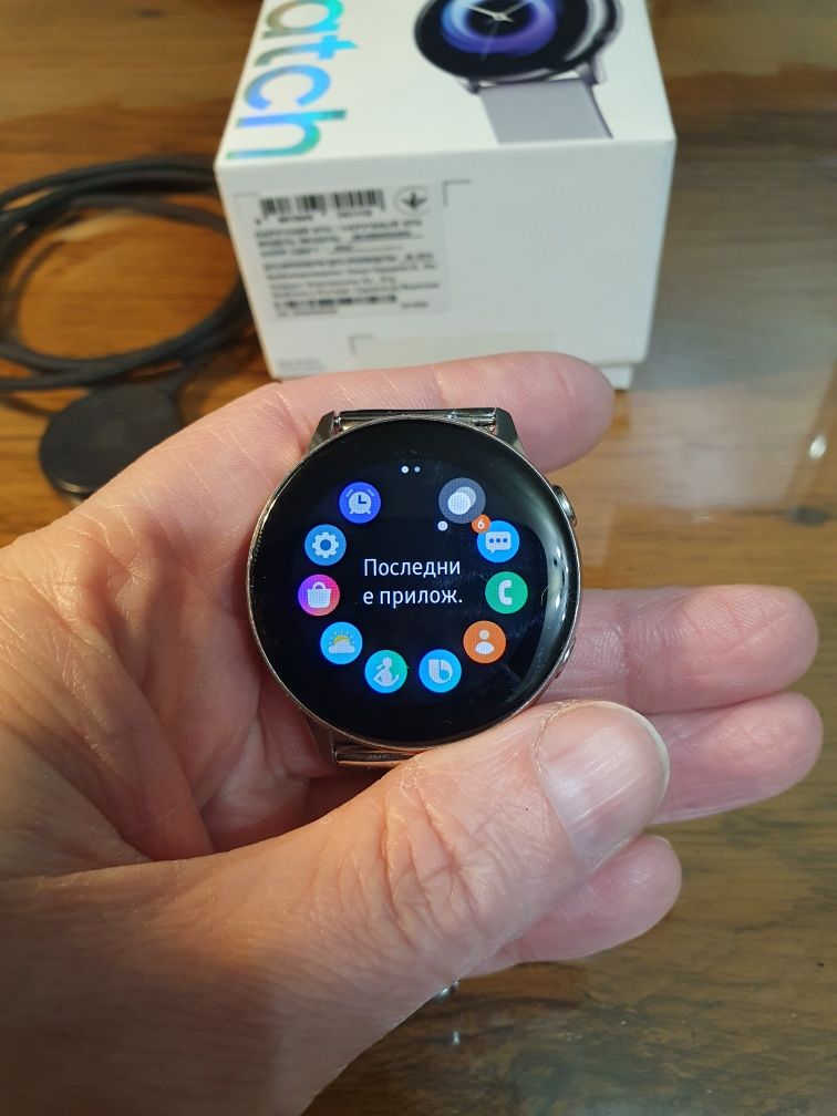Смарт годинник Samsung galaxy watch active silver 40mm