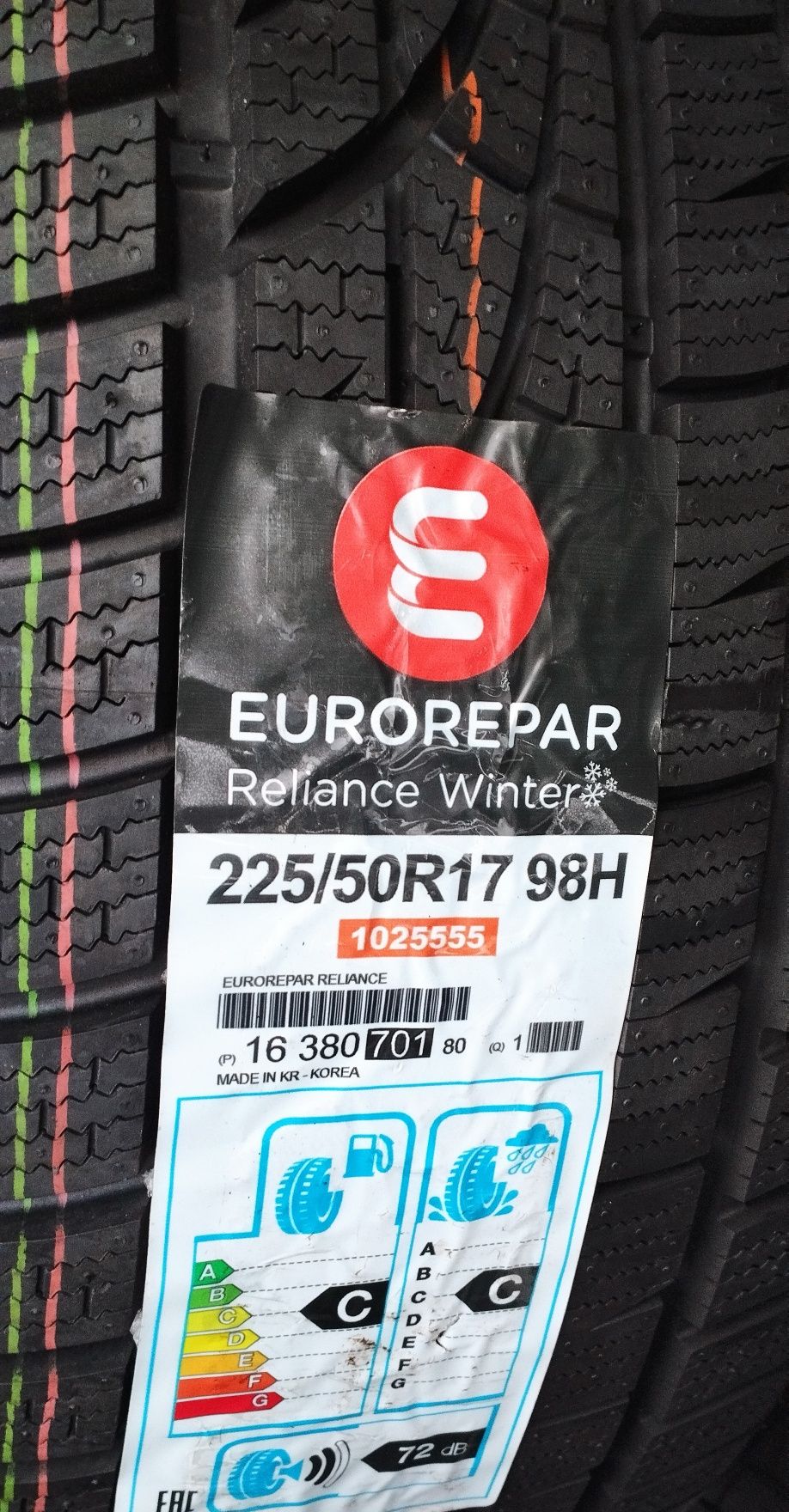 Nowe Opony Zimowe Marki EuroRepar 225/50R17