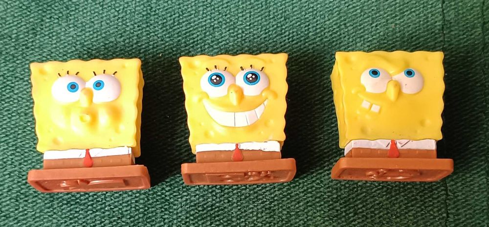 Viacom Spongebob Figurki stemple 3 sztuki