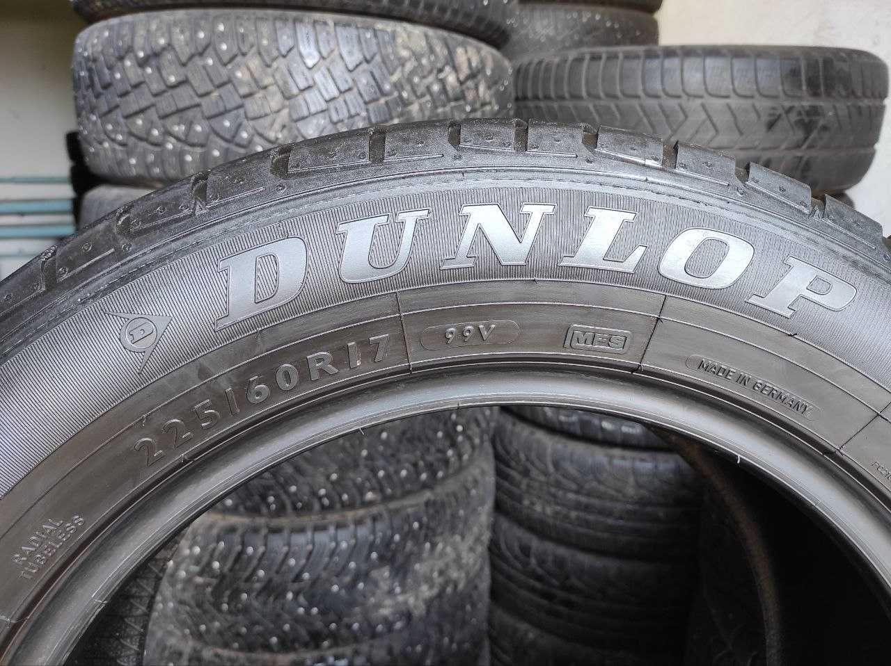 Dunlop SP Sport Maxx TT 225/60r17 made in Germany 2шт 17год, 5мм, ЛЕТО