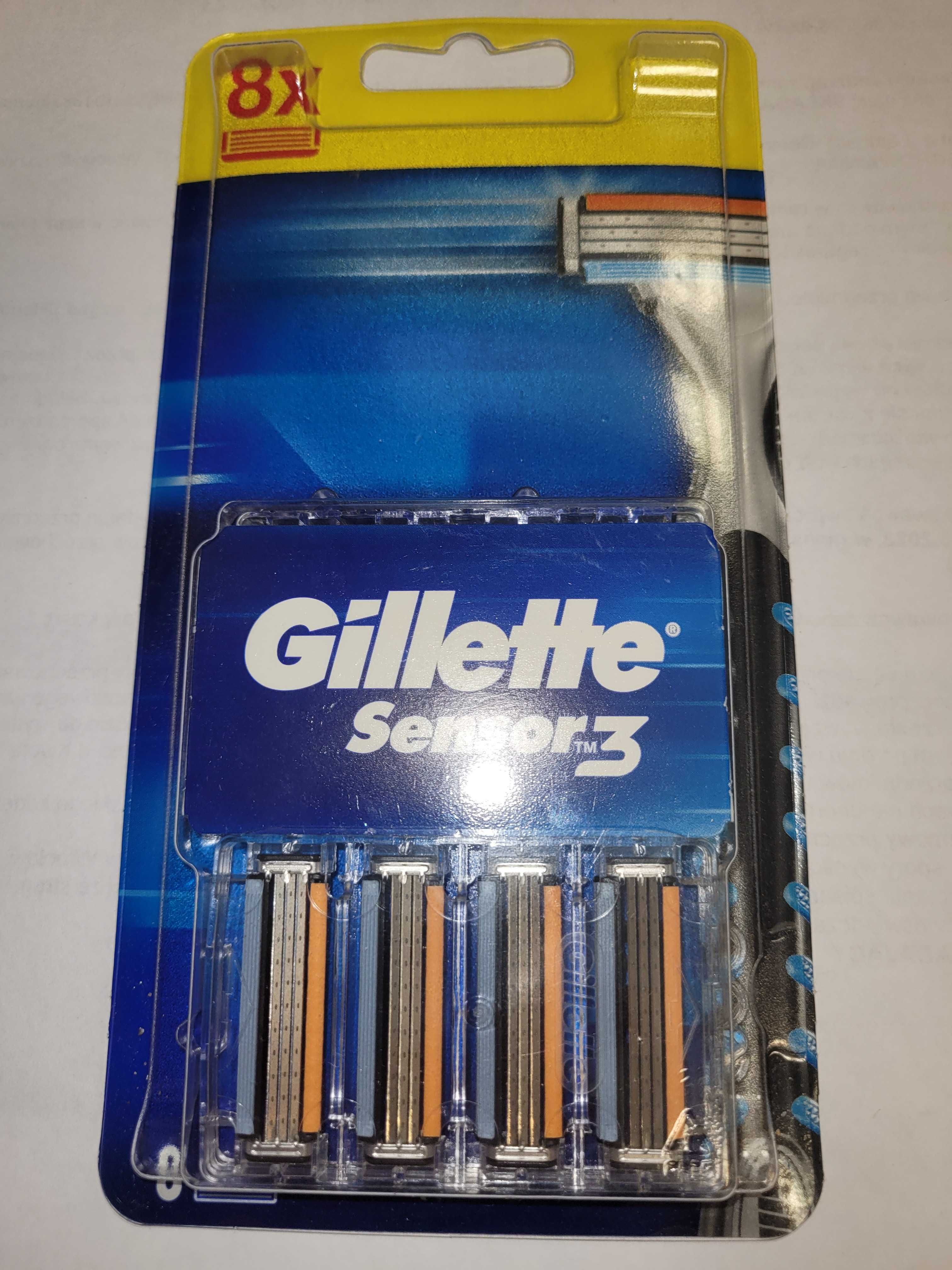 10 x 8 wkładów Gillette Sensor 3
