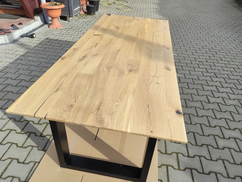 Stoł debowy  naturalny140-75