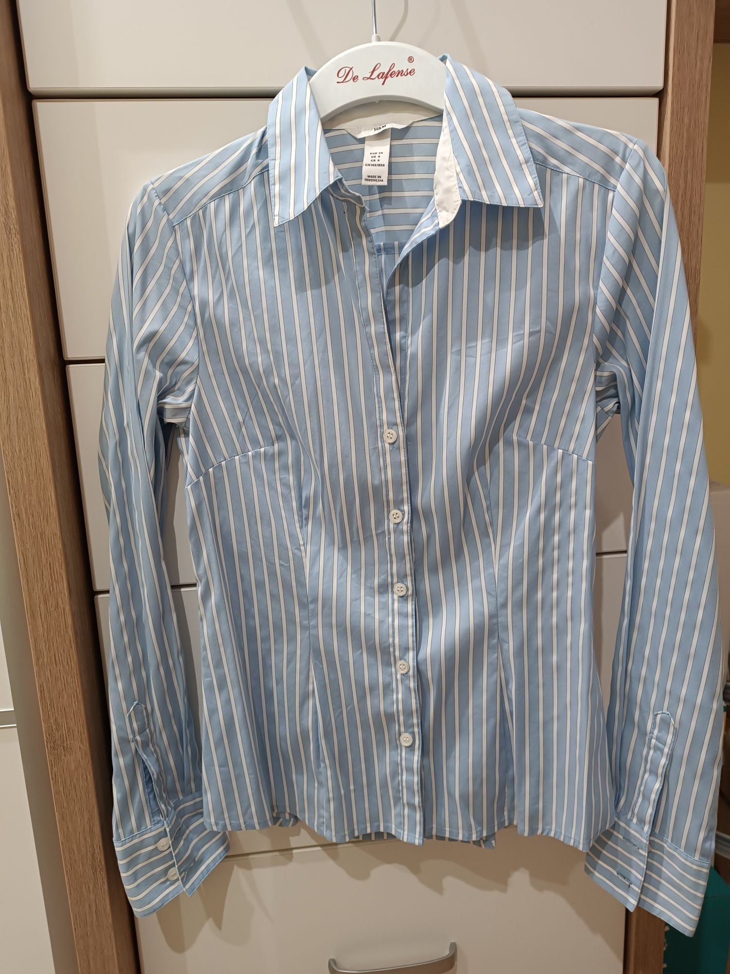 Koszula biurowa / elegancka w paski H&M