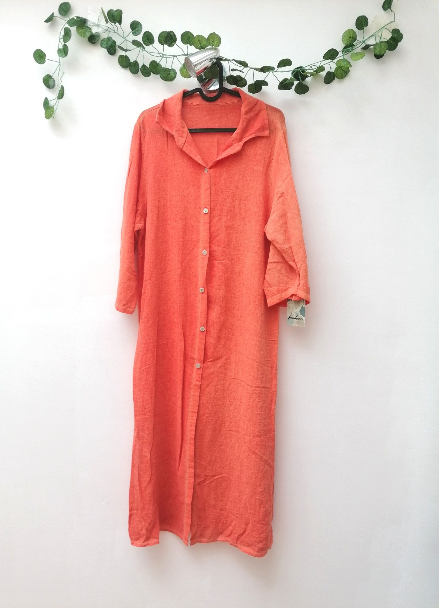 Vestido Maxi Laranja