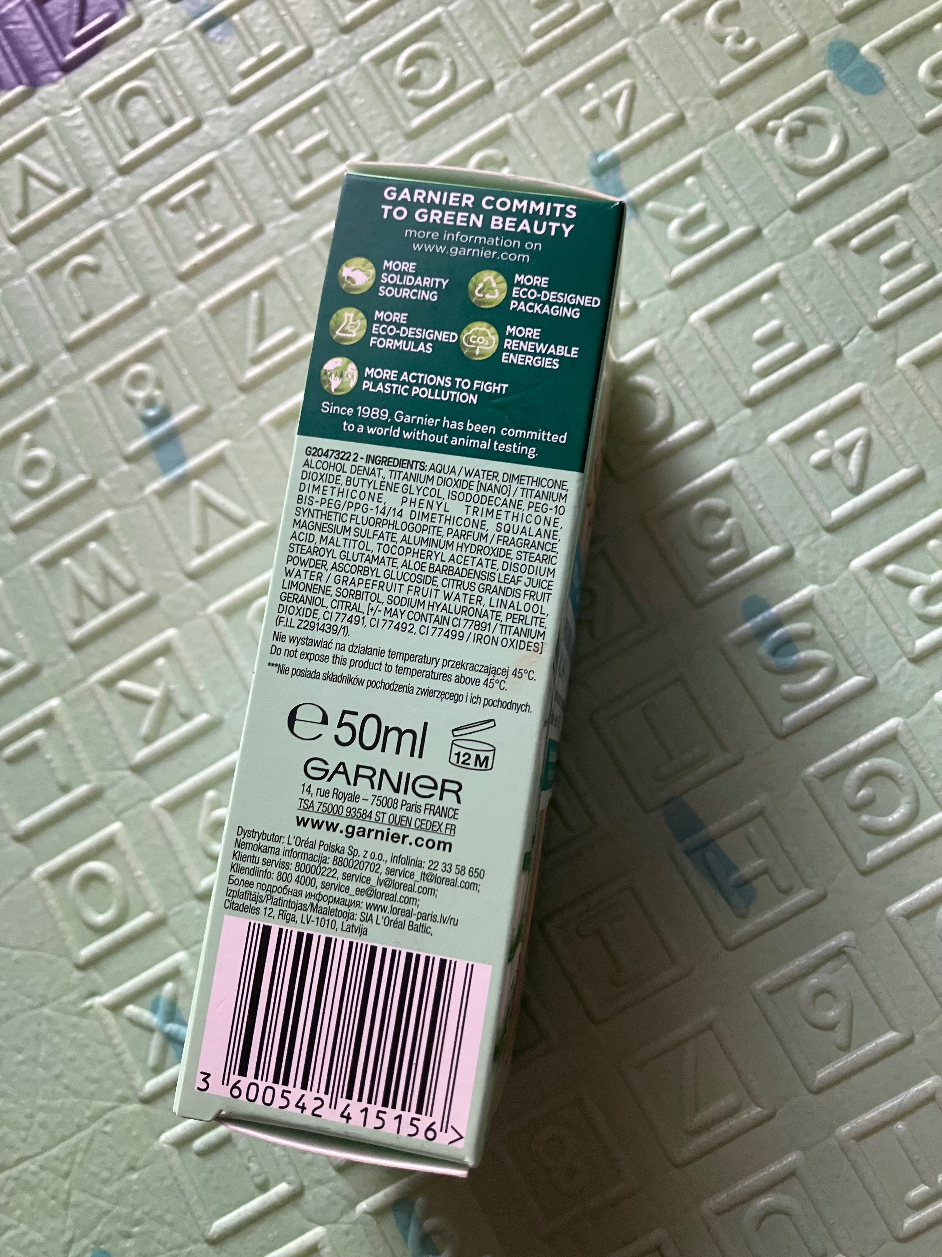 Garnier bb krem hialuronowy aloe jasny