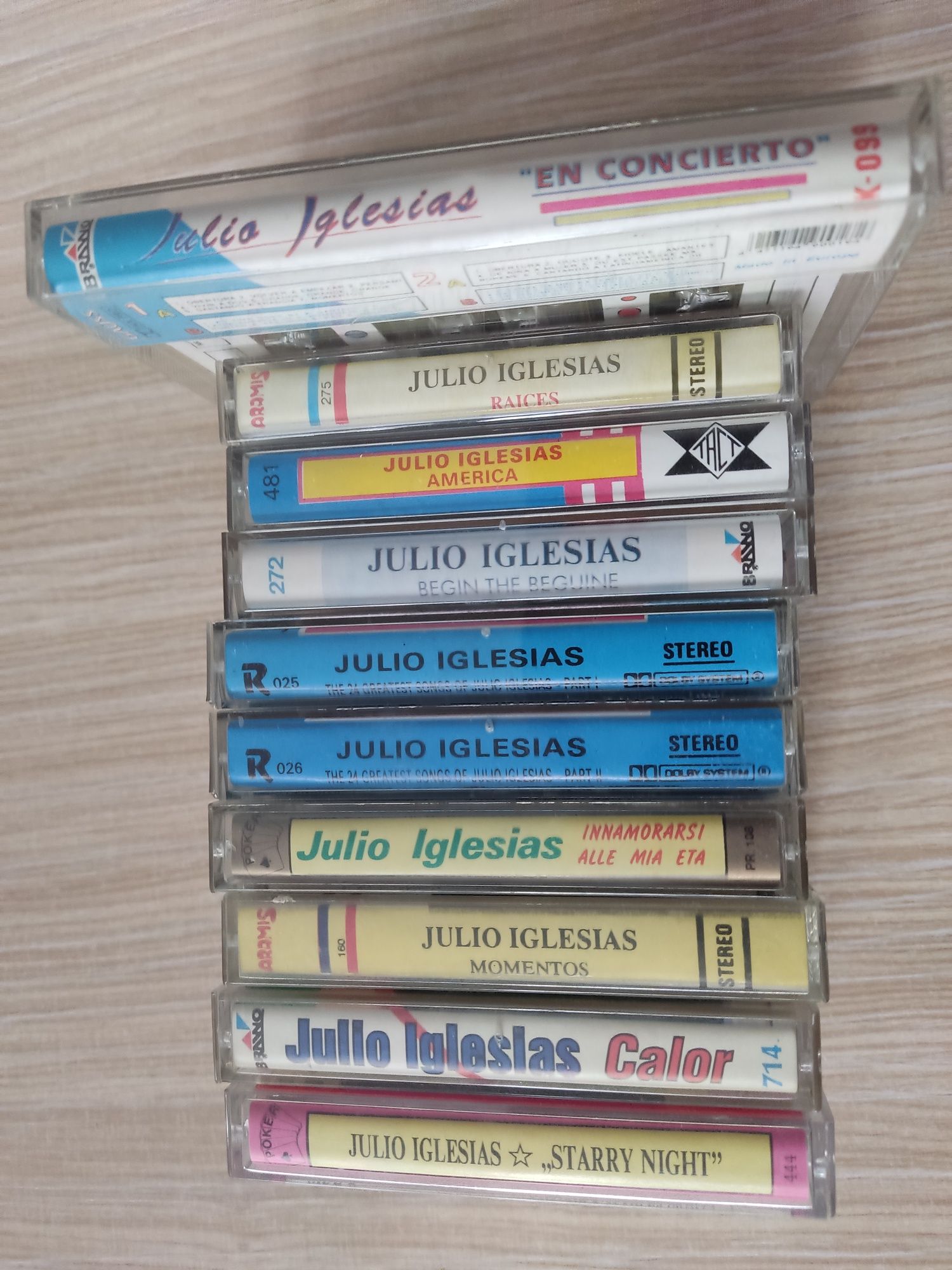 Julii Iglesias, zestaw kaset