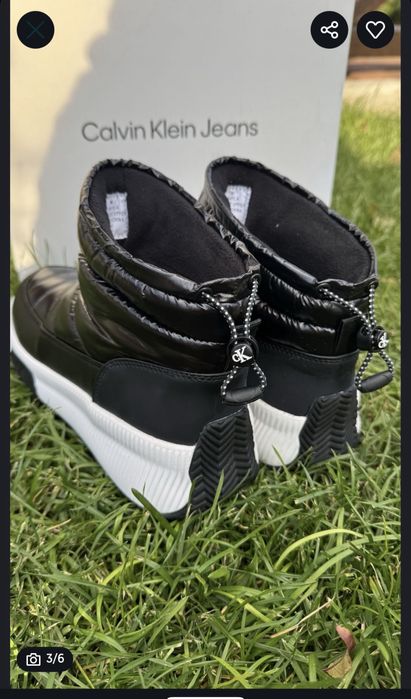 Дутики calvin klein из новой колекции