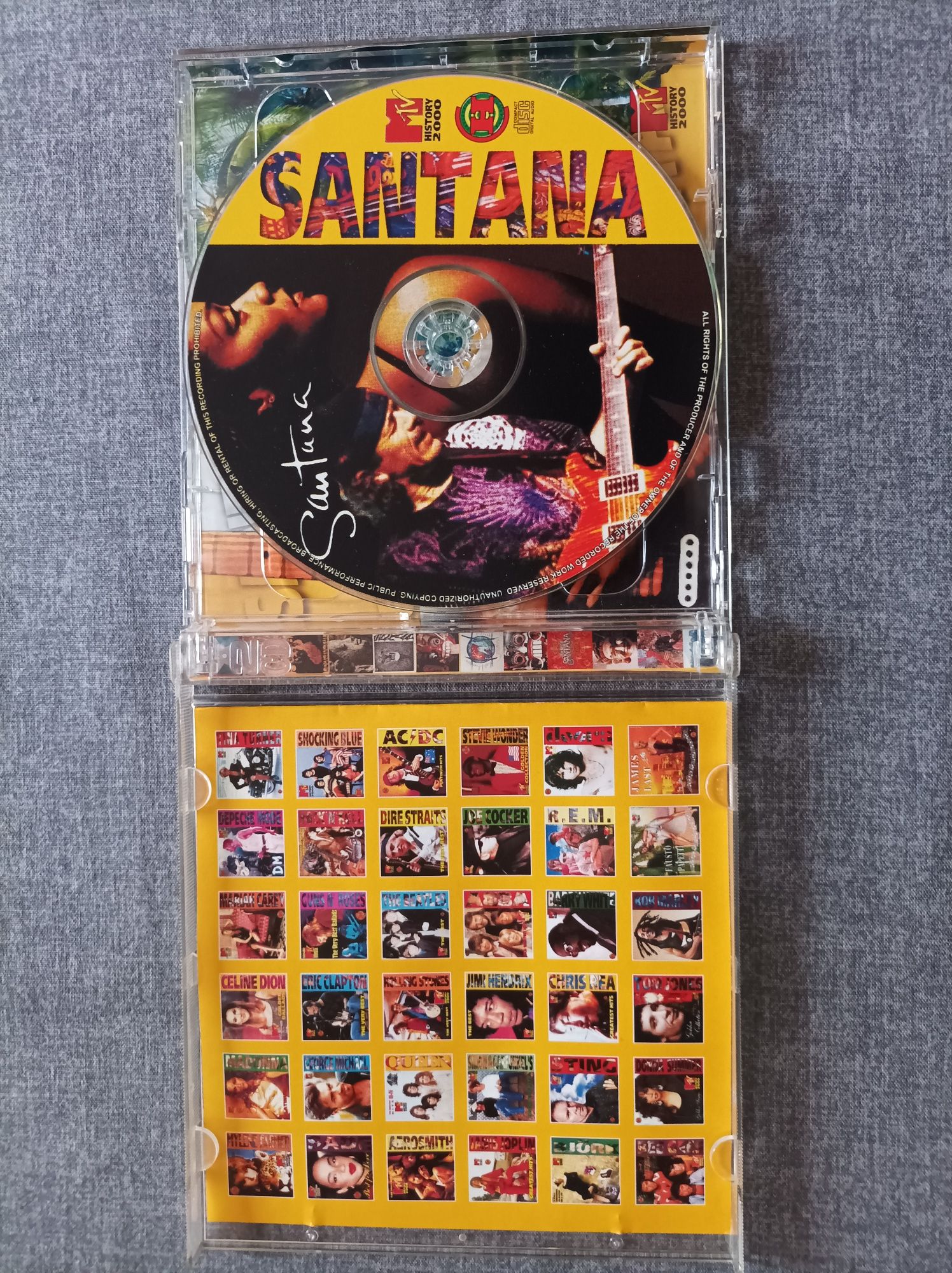 10 - Carlos Santana - Santana - 2 x CD.  MTV HISTORY 2000