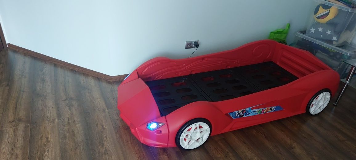 Łóżko Auto Samochód Ferrari + Materac