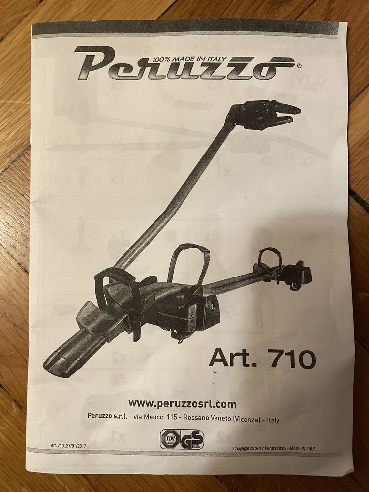 Bagażnik na rower elektryczny Peruzzo Pure Instinct Roff 710