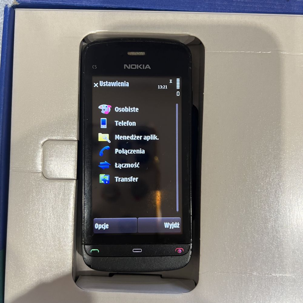 Nokia C5 sprawna ekran dotykowy pudełko ładowarka
